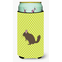 "Caroline's Treasures Chinchilla Green Decorative Can Hugger, Tall Boy, Multicolor"
