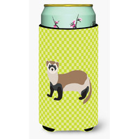 "Caroline's Treasures Ferret Green Decorative Can Hugger, Tall Boy, Multicolor"