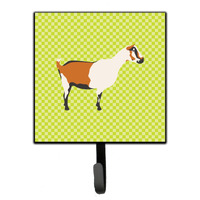 "Caroline's Treasures Alpine Goat Green Wall Hook, Small, Multicolor"