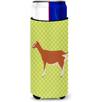 "Caroline's Treasures Toggenburger Goat Green Decorative Can Hugger, Slim, Multicolor"