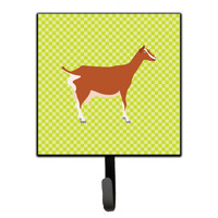 "Caroline's Treasures Toggenburger Goat Green Wall Hook, Small, Multicolor"