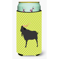 "Caroline's Treasures Verata Goat Green Decorative Can Hugger, Tall Boy, Multicolor"