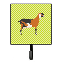"Caroline's Treasures Anglo Nubian Goat Green Wall Hook, Small, Multicolor"