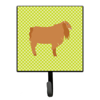 "Caroline's Treasures American Lamancha Goat Green Wall Hook, Small, Multicolor"
