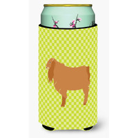 "Caroline's Treasures American Lamancha Goat Green Decorative Can Hugger, Tall Boy, Multicolor"