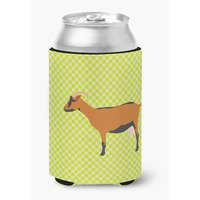 "Caroline's Treasures Oberhasli Goat Green Decorative Can Hugger, Multicolor"