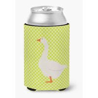 "Caroline's Treasures Embden Goose Green Decorative Can Hugger, Multicolor"