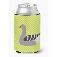 "Caroline's Treasures Pilgrim Goose Green Decorative Can Hugger, Multicolor"