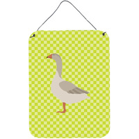 "Caroline's Treasures Steinbacher Goose Green Metal Print, 16hx12w, Multicolor"