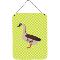 "Caroline's Treasures Chinese Goose Green Metal Print, 16hx12w, Multicolor"