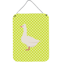 "Caroline's Treasures Roman Goose Green Metal Print, 16hx12w, Multicolor"