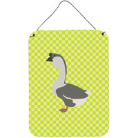 "Caroline's Treasures African Goose Green Metal Print, 16hx12w, Multicolor"
