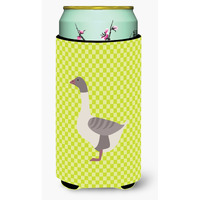 "Caroline's Treasures Buff Grey Back Goose Green Decorative Can Hugger, Tall Boy, Multicolor"