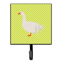 "Caroline's Treasures Sebastopol Goose Green Wall Hook, Small, Multicolor"