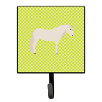 "Caroline's Treasures Paso Fino Horse Green Wall Hook, Small, Multicolor"
