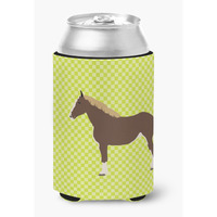 "Caroline's Treasures Percheron Horse Green Decorative Can Hugger, Multicolor"