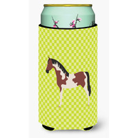 "Caroline's Treasures Pinto Horse Green Decorative Can Hugger, Tall Boy, Multicolor"