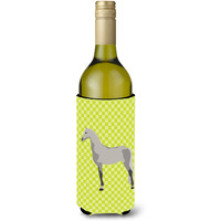 "Caroline's Treasures Orlov Trotter Horse Green Decorative Bottle Hugger, 750 ml, Multicolor"