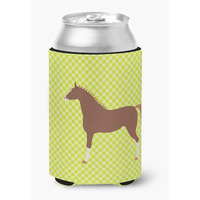 "Caroline's Treasures Hannoverian Horse Green Decorative Can Hugger, Multicolor"