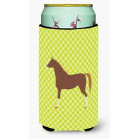 "Caroline's Treasures Hannoverian Horse Green Decorative Can Hugger, Tall Boy, Multicolor"