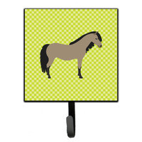 "Caroline's Treasures Welsh Pony Horse Green Wall Hook, Small, Multicolor"