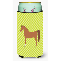 "Caroline's Treasures Arabian Horse Green Decorative Can Hugger, Tall Boy, Multicolor"