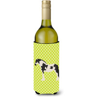 "Caroline's Treasures Cyldesdale Horse Green Decorative Bottle Hugger, 750 ml, Multicolor"