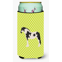 "Caroline's Treasures Cyldesdale Horse Green Decorative Can Hugger, Tall Boy, Multicolor"