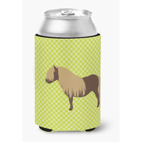 "Caroline's Treasures Shetland Pony Horse Green Decorative Can Hugger, Multicolor"