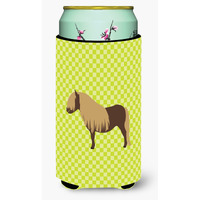 "Caroline's Treasures Shetland Pony Horse Green Decorative Can Hugger, Tall Boy, Multicolor"