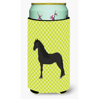 "Caroline's Treasures Friesian Horse Green Decorative Can Hugger, Tall Boy, Multicolor"