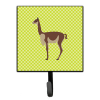 "Caroline's Treasures Vicugna or Vicuna Green Wall Hook, Small, Multicolor"