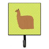 "Caroline's Treasures Alpaca Suri Green Wall Hook, Small, Multicolor"