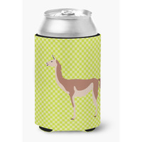 "Caroline's Treasures Guanaco Green Decorative Can Hugger, Multicolor"