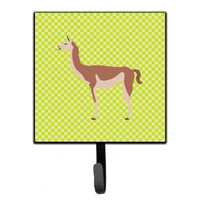 "Caroline's Treasures Guanaco Green Wall Hook, Small, Multicolor"