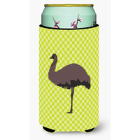 "Caroline's Treasures Emu Green Decorative Can Hugger, Tall Boy, Multicolor"