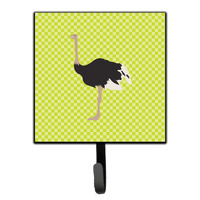 "Caroline's Treasures Common Ostrich Green Wall Hook, Small, Multicolor"