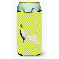 "Caroline's Treasures Silver Pheasant Green Decorative Can Hugger, Tall Boy, Multicolor"