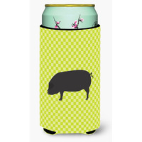 "Caroline's Treasures Devon Large Black Pig Green Decorative Can Hugger, Tall Boy, Multicolor"