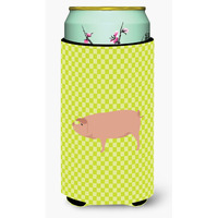 "Caroline's Treasures American Landrace Pig Green Decorative Can Hugger, Tall Boy, Multicolor"