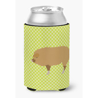 "Caroline's Treasures Hungarian Mangalica Pig Green Decorative Can Hugger, Multicolor"
