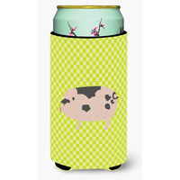 "Caroline's Treasures Gloucester Old Spot Pig Green Decorative Can Hugger, Tall Boy, Multicolor"