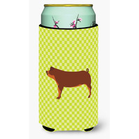 "Caroline's Treasures Duroc Pig Green Decorative Can Hugger, Tall Boy, Multicolor"