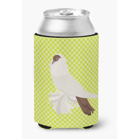 "Caroline's Treasures German Helmet Pigeon Green Decorative Can Hugger, Multicolor"