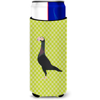 "Caroline's Treasures English Carrier Pigeon Green Decorative Can Hugger, Slim, Multicolor"