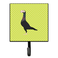 "Caroline's Treasures English Carrier Pigeon Green Wall Hook, Small, Multicolor"