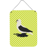 "Caroline's Treasures Saxon Fairy Swallow Pigeon Green Metal Print, 16hx12w, Multicolor"