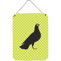 "Caroline's Treasures Budapest Highflyer Pigeon Green Metal Print, 16hx12w, Multicolor"