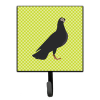 "Caroline's Treasures Budapest Highflyer Pigeon Green Wall Hook, Small, Multicolor"
