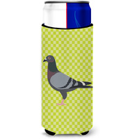 "Caroline's Treasures Racing Pigeon Green Decorative Can Hugger, Slim, Multicolor"
